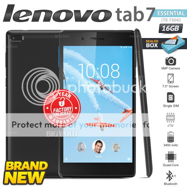 Put 3g 2/16gb 7304i lenovo essential tb tab 7 boy